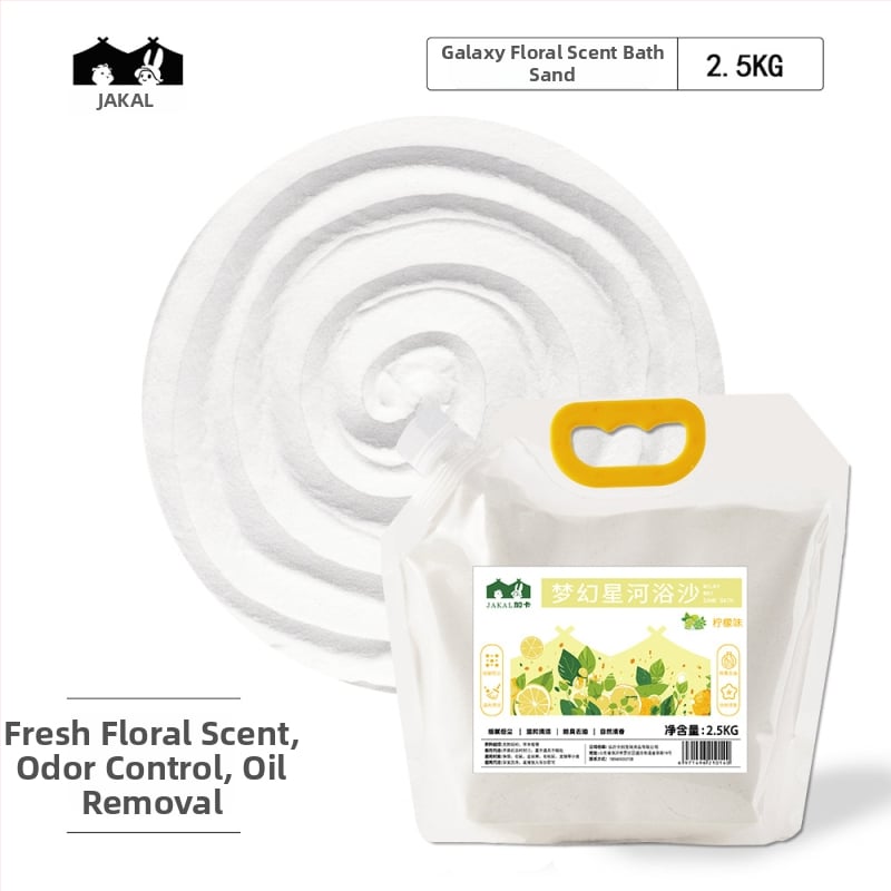 Hörcsög és csincsilla fürdőhomok – 2-in-1 fürdőhomok sterilizálással és dezodorálással