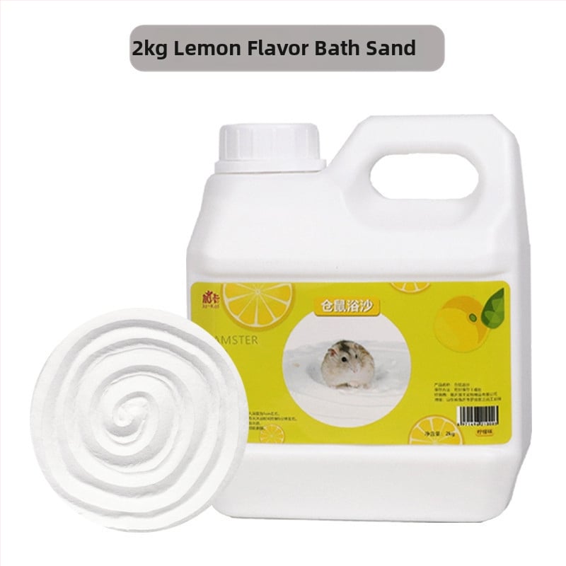 Hörcsög és csincsilla fürdőhomok – 2-in-1 fürdőhomok sterilizálással és dezodorálással