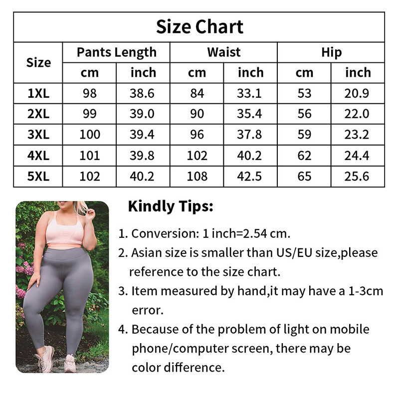 Plus-size joga legice za fitness – visoki pojas, prozračna Milk Silk tkanina, mješavina poliestera i spandexa 80–90% / <30% spandexa, dužina do gležnja, uski kroj