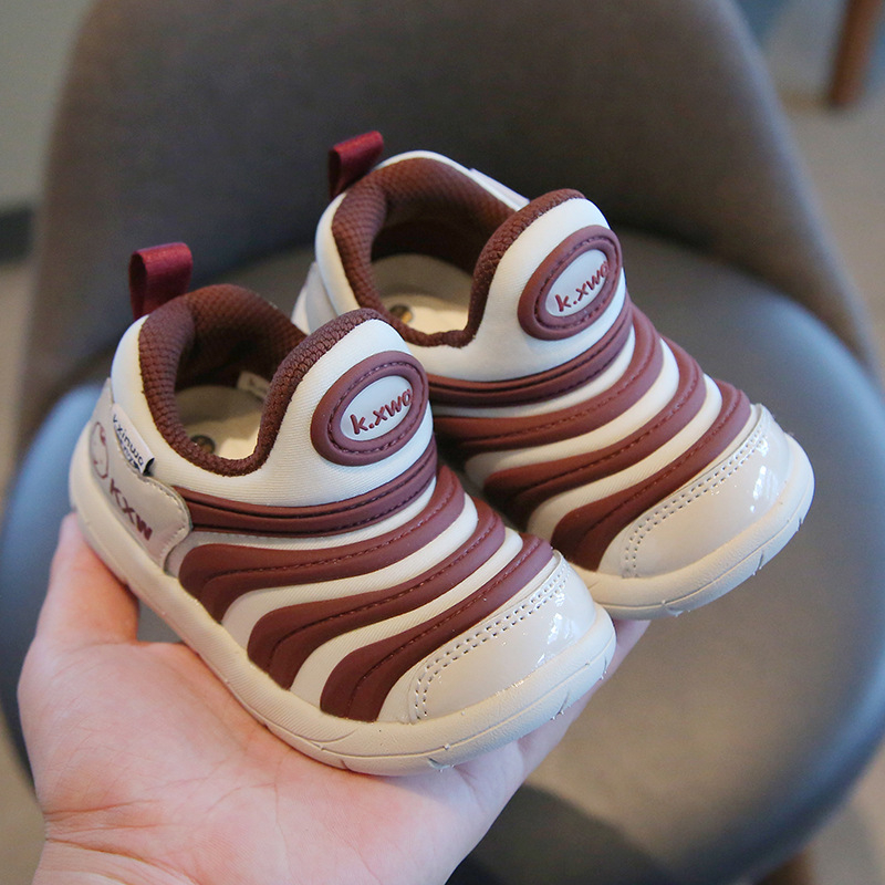 Dječje Slip-On tenisice za trčanje s prugama, gornji dio od sintetičke kože, niski profil, unisex