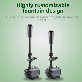 Подводна помпа за езерен фонтан, модел EQB, пластмаса, хоризонтална