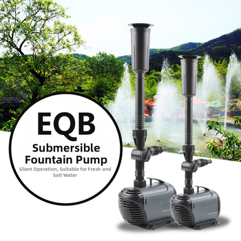 Подводна помпа за езерен фонтан, модел EQB, пластмаса, хоризонтална