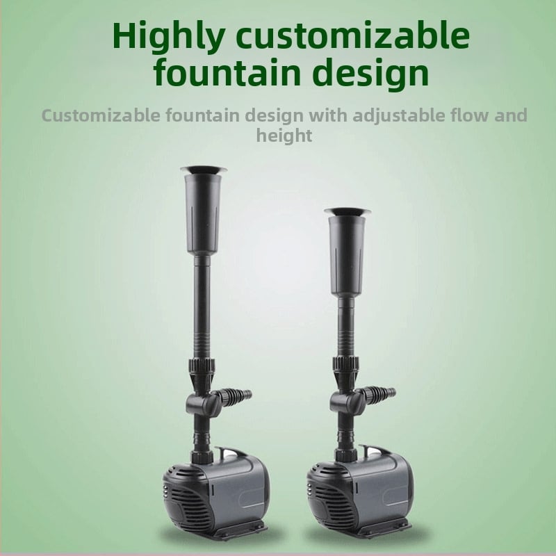 Подводна помпа за езерен фонтан, модел EQB, пластмаса, хоризонтална