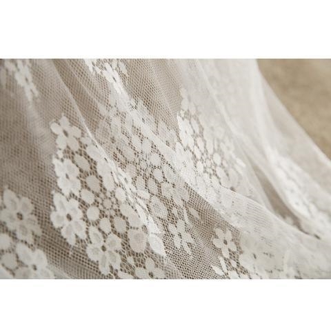Čipkasta osnavna bluza za žene, prince stil, polu-visoka ovratnica, izvezeno, mrežna podstava, Chenille tkanina, 90–95% spandex