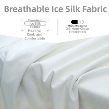 Ice Silk bezšivne ženske sigurnosne hlače – ljetne leggings 3/4 dužine, diskretna zaštita, plus veličina