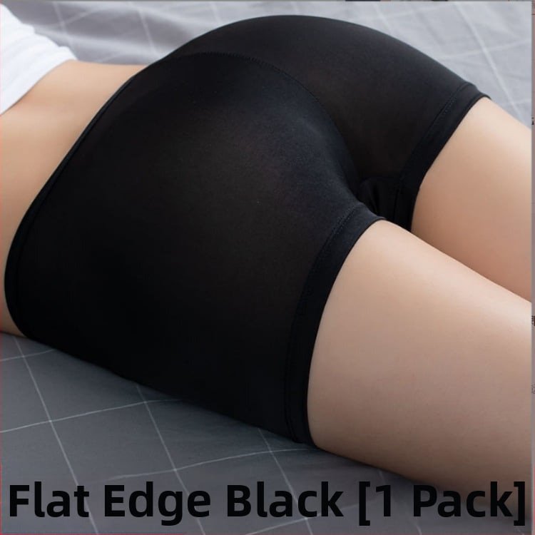Ice Silk bezšivne ženske sigurnosne hlače – ljetne leggings 3/4 dužine, diskretna zaštita, plus veličina