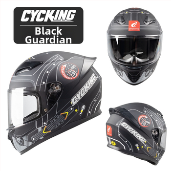 CYCKING kaciga za motocikl s punim licem, ABS materijal, 3C certifikacija, unisex, sve sezone
