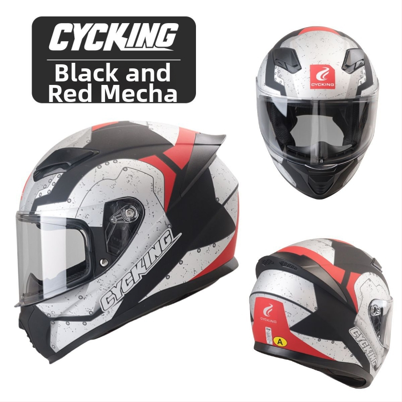 CYCKING kaciga za motocikl s punim licem, ABS materijal, 3C certifikacija, unisex, sve sezone