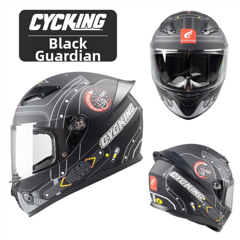CYCKING kaciga za motocikl s punim licem, ABS materijal, 3C certifikacija, unisex, sve sezone