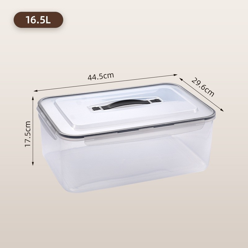 Plastična kutija za obrok s poklopcem, četvrtasti oblik, pogodna za mikrovalnu, kapacitet 0,8–5 L