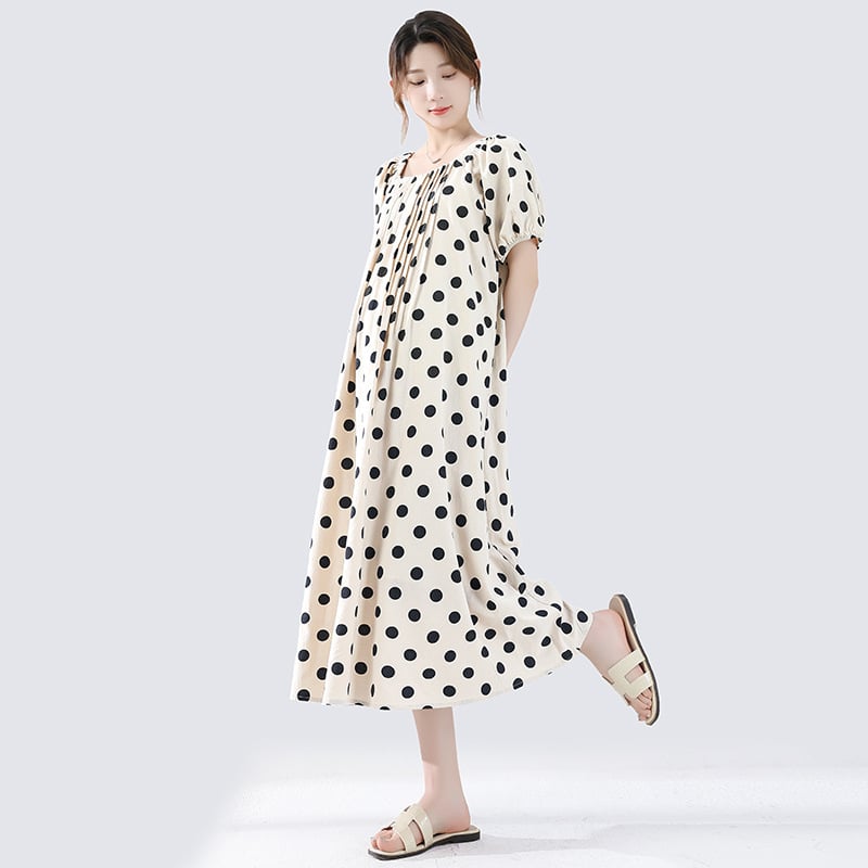 Бременска рокля с U-образно деколте, 3/4 пухкави ръкави, средна дължина пола тип фея, полиестерна смес 50–70%, лято 2025