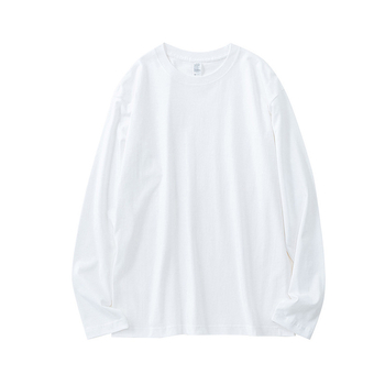 Japanski vintage stil, 100% pamuk, okrugli izrez, dugi rukav, labav kroj