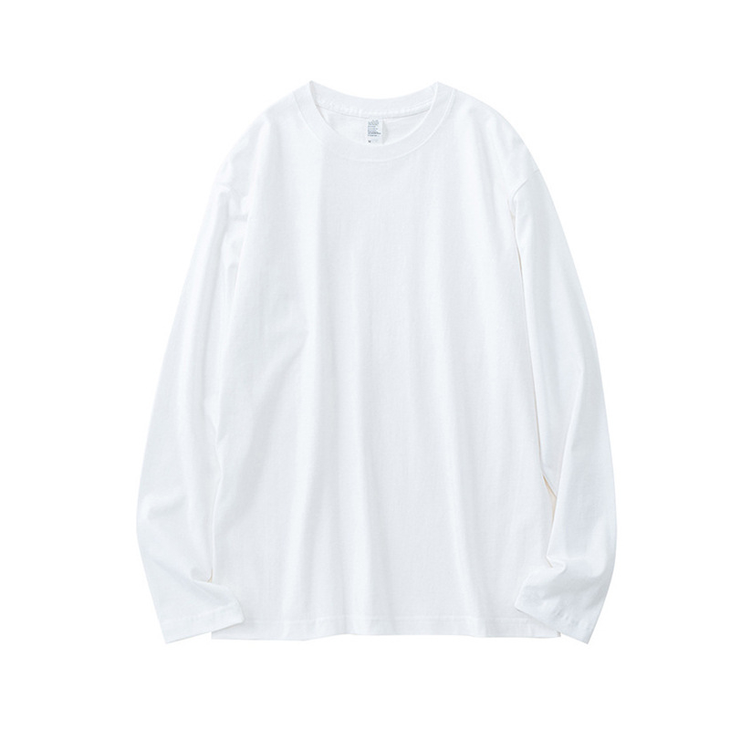 Japanski vintage stil, 100% pamuk, okrugli izrez, dugi rukav, labav kroj