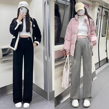 Бременни панталони Air Cotton за топлина, дълги, с лека еластичност.