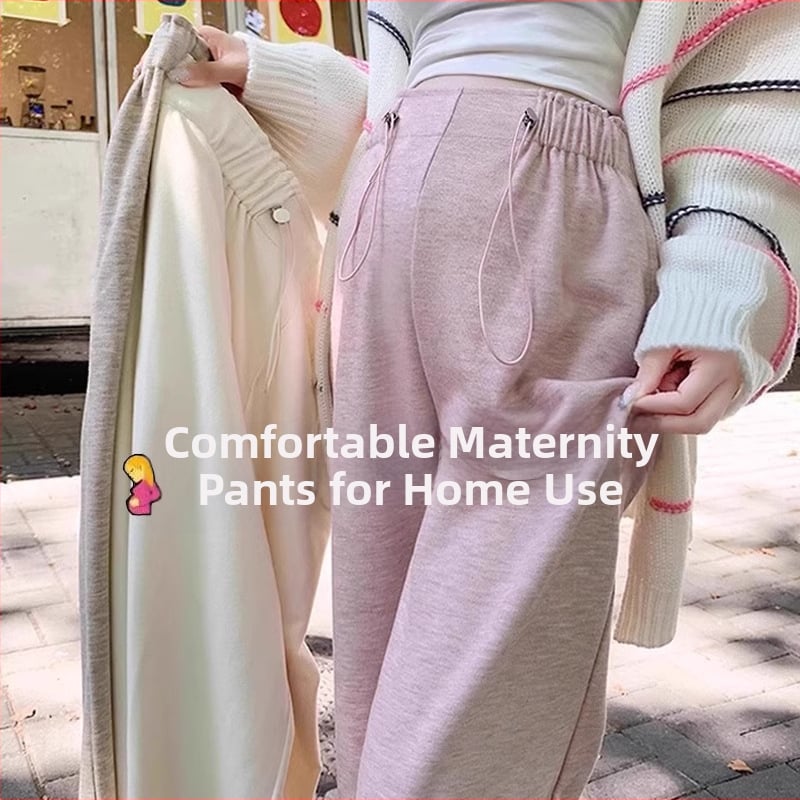 Бременни панталони Air Cotton за топлина, дълги, с лека еластичност.