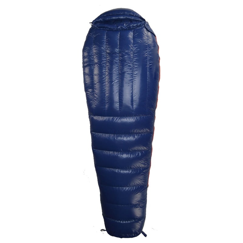 Υπερ-ελαφρύ υπνόσακος τεσσάρων εποχών για ενήλικες, μούμια στυλ, γέμισμα από λευκό πούπουλο πάπιας, επένδυση και ύφασμα από νάιλον 400T20D, βάρος 1,5 kg