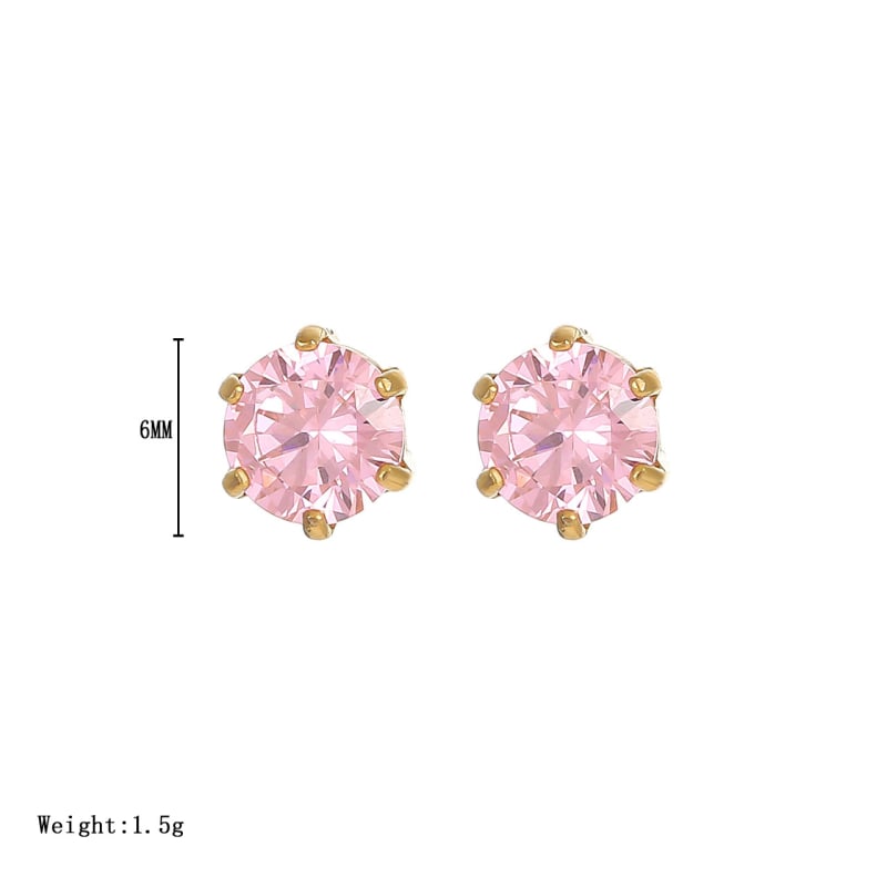 Обeци - титанова стомана, геометричен стил, електроплатина, марка Simani