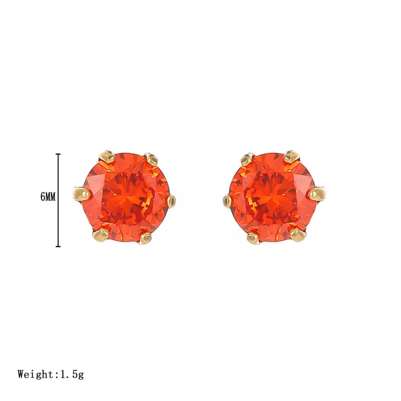 Обeци - титанова стомана, геометричен стил, електроплатина, марка Simani