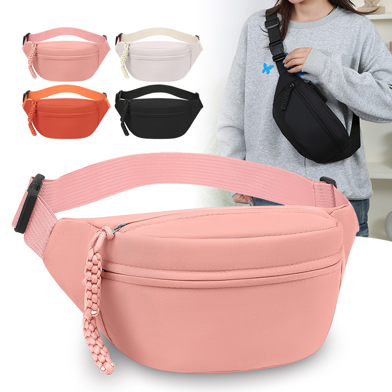 Ženska crossbody torba, ulični stil, najlon, velika kapaciteta, zatvaranje na zip, unutarnji džepovi: skriveni džep sa zatvaračem, džep za dokumente