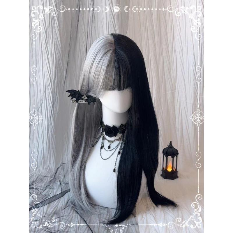 Cosplay wig za žene, duga kosa, vlakna otporna na temperaturu, strojno tkanje, podrijetlo: Kontinentalna Kina