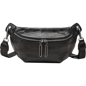 Crossbody torba • Ulični trend stil • ovčja koža + sintetička koža • zatvaranje na zip • Zima 2025