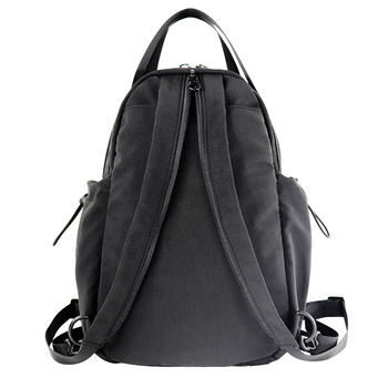 Ženski najlon ruksak u gradskom stilu, ultra lagan, dvostruka namjena crossbody i chest bag, zatvarač i unutarnji džepovi (zip džep, džep za telefon, džep za prijenosno računalo)
