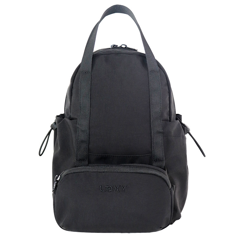 Ženski najlon ruksak u gradskom stilu, ultra lagan, dvostruka namjena crossbody i chest bag, zatvarač i unutarnji džepovi (zip džep, džep za telefon, džep za prijenosno računalo)