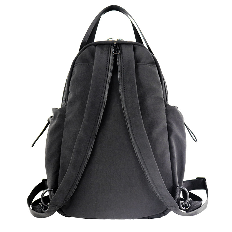 Ženski najlon ruksak u gradskom stilu, ultra lagan, dvostruka namjena crossbody i chest bag, zatvarač i unutarnji džepovi (zip džep, džep za telefon, džep za prijenosno računalo)