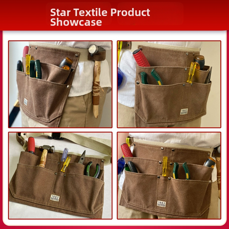 Opasková taška na náradie pre stavenisko (viacero vreciek; odolná konštrukcia; pre elektrikárov; vonkajšie použitie)