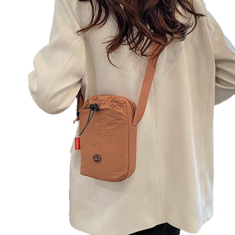 Torba za telefon s rastezljivom užadi — najlon, prozračna, otporna na habanje, podesiva crossbody naramenica