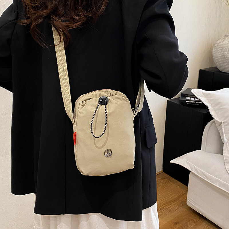 Torba za telefon s rastezljivom užadi — najlon, prozračna, otporna na habanje, podesiva crossbody naramenica