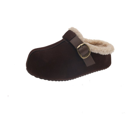 Sandale s debelim potplatom u Birkenstock stilu, Slip-On, zaobljeni nos, gornji dio: super vlakno, đon: guma, bez uloška