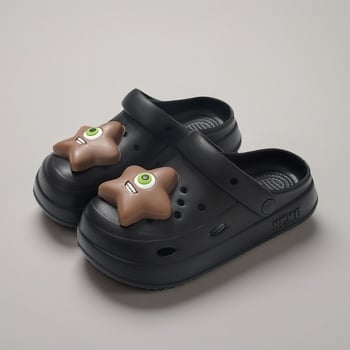 Női EVA szandál lyuk mintás, vastag talppal, csúszásmentes, 2025 nyár