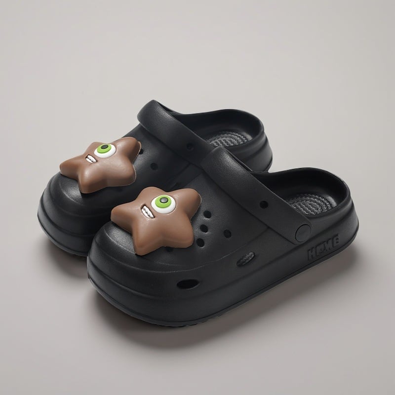 Női EVA szandál lyuk mintás, vastag talppal, csúszásmentes, 2025 nyár