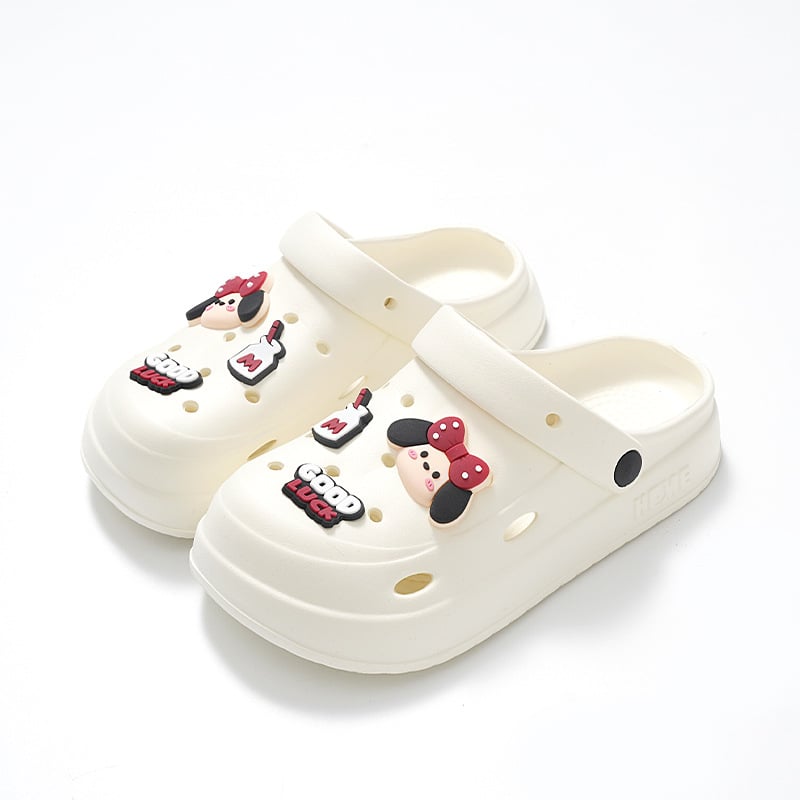 Női EVA szandál lyuk mintás, vastag talppal, csúszásmentes, 2025 nyár