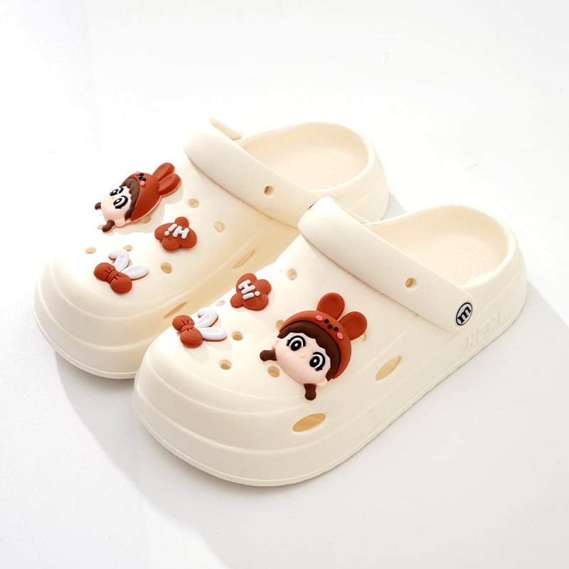 Női EVA szandál lyuk mintás, vastag talppal, csúszásmentes, 2025 nyár