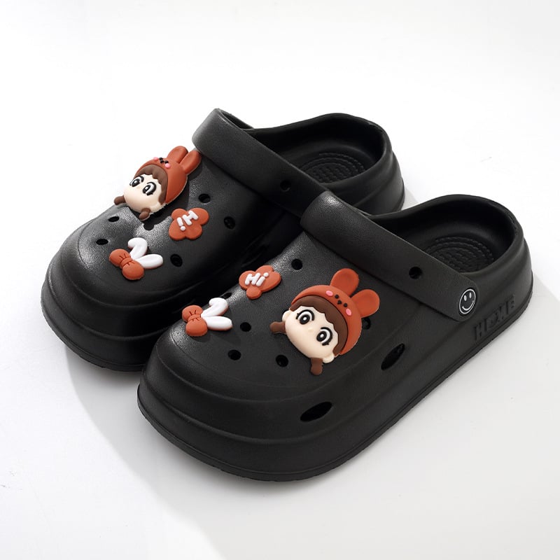 Női EVA szandál lyuk mintás, vastag talppal, csúszásmentes, 2025 nyár