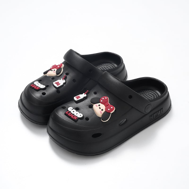 Női EVA szandál lyuk mintás, vastag talppal, csúszásmentes, 2025 nyár