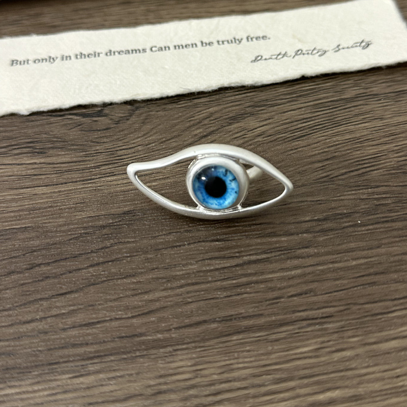 Set prstenova Eye-Nose-Lip s pet funkcija, metal, elektropliranje, unisex, ljeto 2025