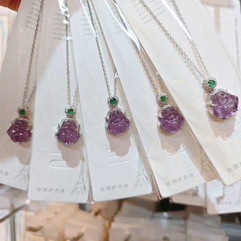 Colier cu pandantiv Buddha și lanț în formă de O, oțel titan, 8 g, stil lux discret