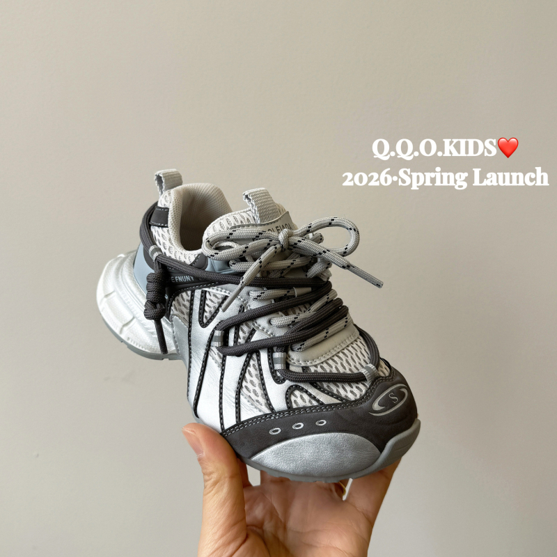 Dječje tenisice u stilu Dad Shoes, gornji dio od mikrovlakana, prozračne, lagane, Velcro kopčanje, potplat od gum-EVA-PU