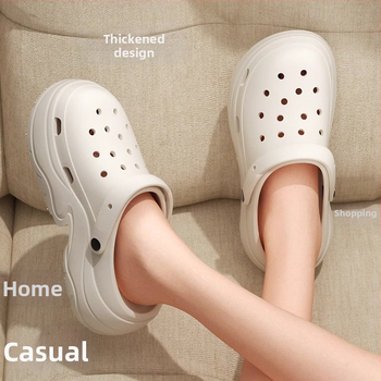 Női Crocs-stílusú szandál 7 cm vastag talppal, EVA anyagból, csúszásmentes, szagtalan, nyári strandpapucs 2025