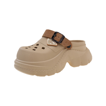 Női EVA Crocs, 8–9 cm vastag talpú, emelt orr-rész, légáteresztő, csúszásmentes