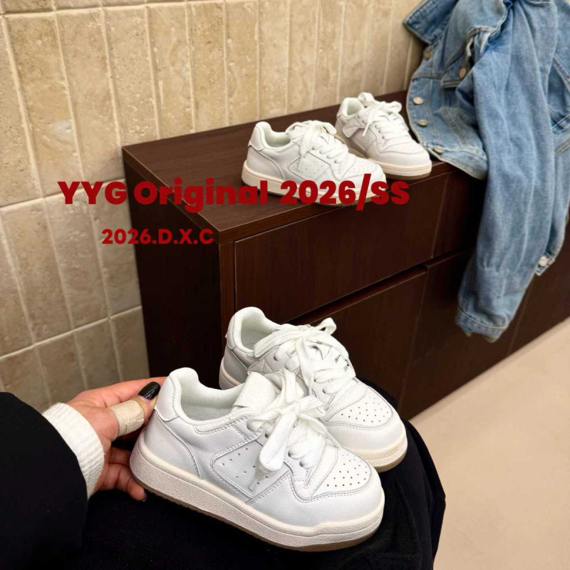 Unisex tenisice od mikrovlakna s Velcro kopčama, gumom, korejska verzija