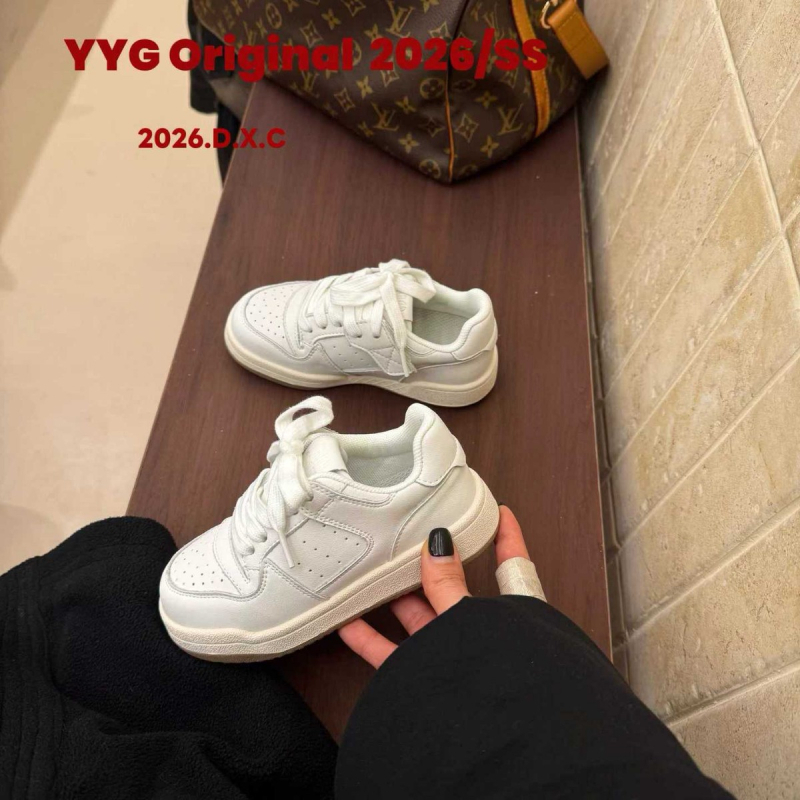 Unisex tenisice od mikrovlakna s Velcro kopčama, gumom, korejska verzija