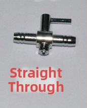 Rozsdamentes acél akváriumi oxigéncső osztó, szelep és levegőpumpa szabályozó