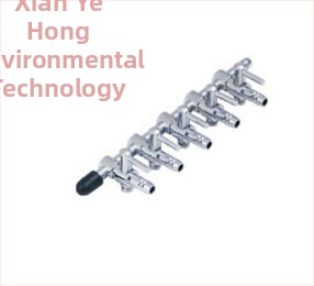 Rozsdamentes acél akváriumi oxigéncső osztó, szelep és levegőpumpa szabályozó