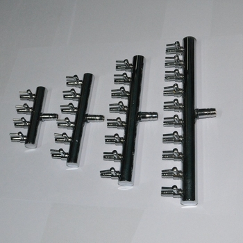 Rozsdamentes acél akváriumi oxigéncső osztó, szelep és levegőpumpa szabályozó