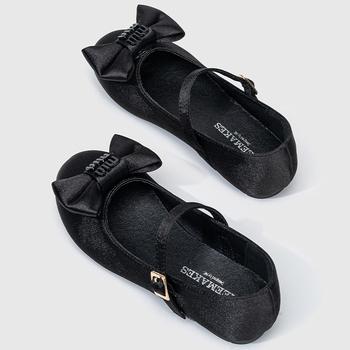 Lányoknak szóló selyem balettcipő masnival, puha talpú, hercegnő stílus, felső rész: selyem, márka heemakes, 1–16 éves korig