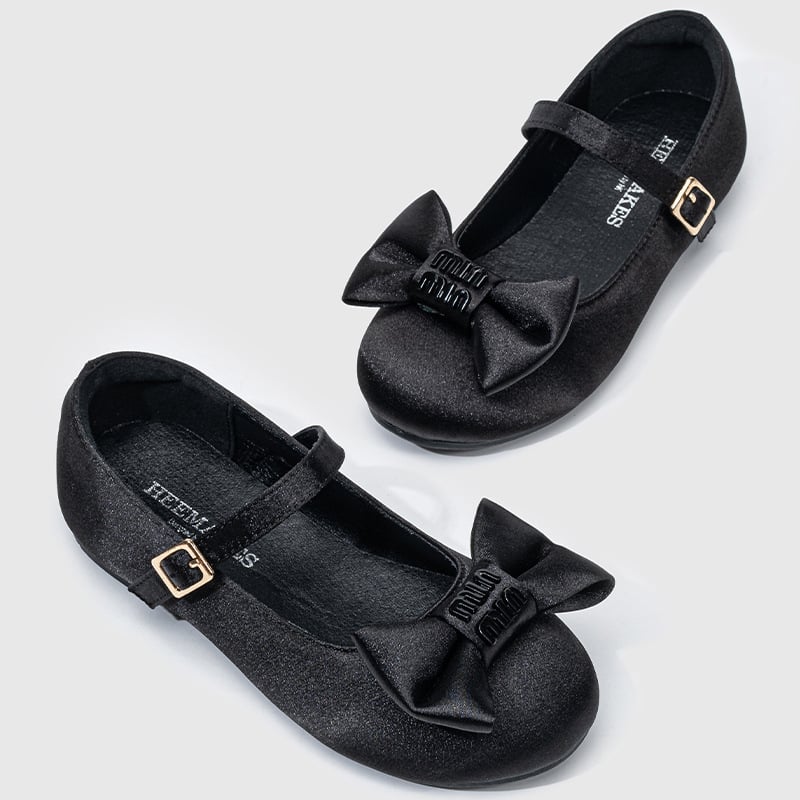 Lányoknak szóló selyem balettcipő masnival, puha talpú, hercegnő stílus, felső rész: selyem, márka heemakes, 1–16 éves korig